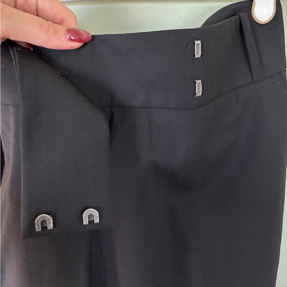 Hugo Boss Virgin Wool Pants Style Tyla Black - Picture 2 of 4